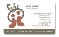 Interactive Marketing & Management Plastic Business Card