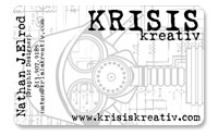 Krisis Kreativ Plastic Business Card