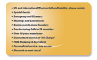 Global Cellular Rental Plastic Business Card (Back) 