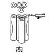 SAFLOK Alkaline Battery Packs CL-05