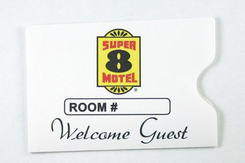 super 8 logo. Super 8 Motel Hotel Envelope